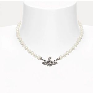 Vivienne Westwood Mini Bas Relief Pearl Chocker